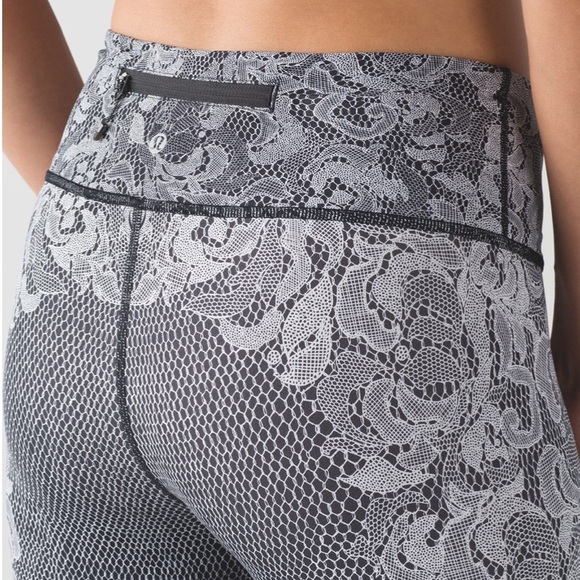 lululemon athletica Pants - RARE LULULEMON FLORENCE LACE LEGGINGS